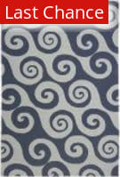 Rugstudio Sample Sale 53352R Blue Fox and Majolica Blue Area Rug