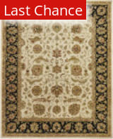 Rugstudio Sample Sale 23969 Ivory-Black Area Rug