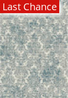 Rugstudio Sample Sale 141801R Ivory - Blue Area Rug