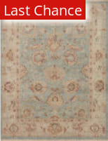 Rugstudio Sample Sale 227903 Light Blue - Beige Area Rug