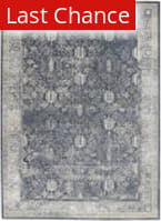 Rugstudio Sample Sale 204612R Navy - Ivory Area Rug