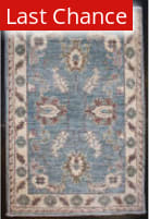 ORG Peshawar Floral Blue Area Rug