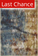 Rugstudio Sample Sale 221826R Blue - Gold Area Rug