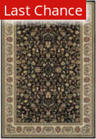 Rugstudio Sample Sale 167537R Black - Ivory Area Rug