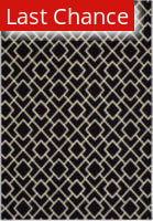 Rugstudio Sample Sale 189571 Black - Ivory Area Rug