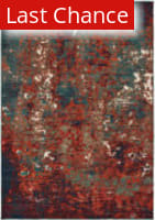 Rugstudio Sample Sale 189619R Blue - Red Area Rug