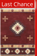 Rugstudio Sample Sale 163759R Burgundy Area Rug