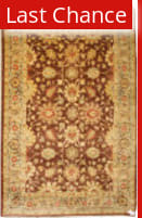 Rugstudio Sample Sale Ult-309 Brown - Blue Area Rug