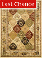 Rugstudio Sample Sale 50064R Multi / Ivory Area Rug