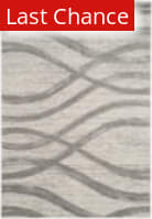 Rugstudio Sample Sale 166048R Cream - Grey Area Rug