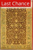 Rugstudio Sample Sale 49619R Brown / Green Area Rug