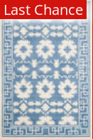 Rugstudio Sample Sale 154892R Blue - Ivory Area Rug