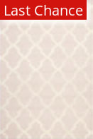 Rugstudio Sample Sale 80391 Light Pink / Ivory Area Rug