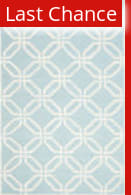 Rugstudio Sample Sale 111947 Light Blue / Ivory Area Rug