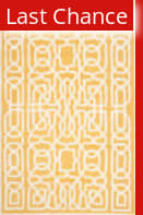 Rugstudio Sample Sale 154968R Gold - Ivory Area Rug