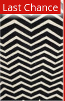 Rugstudio Sample Sale 126691 Black - Ivory Area Rug