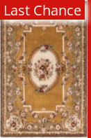 Rugstudio Sample Sale 46497R Light Gold - Green Area Rug