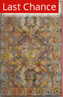 Rugstudio Sample Sale 181980 Light Blue - Orange Area Rug