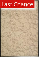 Rugstudio Sample Sale 98782R Sand / Black Area Rug