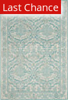 Rugstudio Sample Sale 155267R Ivory - Light Blue Area Rug