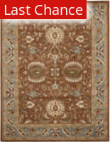 Rugstudio Sample Sale 61283R Brown - Blue Area Rug