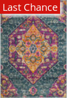 Rugstudio Sample Sale 182244 Blue - Fuchsia Area Rug