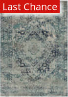 Rugstudio Sample Sale 195862 Ivory - Blue Area Rug