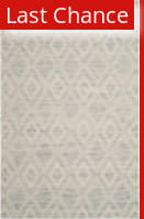 Rugstudio Sample Sale 166420R Light Blue - Ivory Area Rug