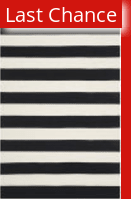 Rugstudio Sample Sale 112120R Black - White Area Rug