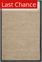 Rugstudio Sample Sale 50128 Natural - Black Area Rug