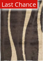 Rugstudio Sample Sale 101553R Dark Brown / Beige Area Rug