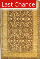 Rugstudio Sample Sale 61157 Brown / Ivory Area Rug