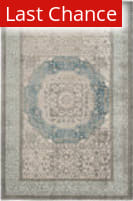 Rugstudio Sample Sale 143623 Light Grey - Blue Area Rug