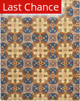 Rugstudio Sample Sale 80912 Blue / Gold Area Rug