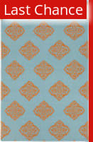 Rugstudio Sample Sale 88341 Dark Robin's Egg Blue Area Rug