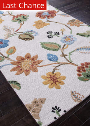 Blue And White Floral Rug at Rug Studio