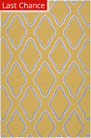 Grey And Yellow Wool At Rug Studio