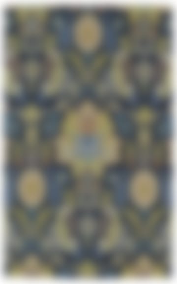 Kaleen Rugs Taj Collection TAJ02-22 Navy Blue Hand-Tufted 7'6 x 9' Rug Kaleen Rugs Taj Collection TAJ02-22 Navy Blue Hand-Tufted 7'6 x 9' Rug