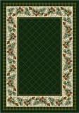 American Dakota National Park Evergreen Green Area Rug