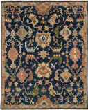 Capel Charise Palmette 1215 Dark Denim Area Rug