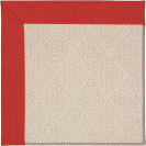 Capel Zoe White Wicker 1993 Red Crimson Area Rug