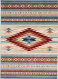 Capel Jules Navajo 3465 Clay Turquoise Area Rug