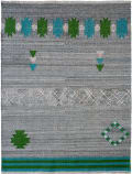 Capel Genevieve Gorder Vintage Moroc 3501 Green Gray Area Rug