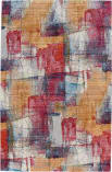 Capel Fuego Canvas 3812 Red Multi Area Rug