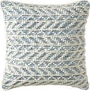 Company C Herringbone Berber Pillow 10781 Blue