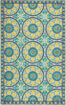 Company C Lisette 19100 Cerulean Blue Area Rug