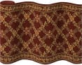 Couristan Royal Luxury Woodland Trellis 1325 Bordeaux Custom Length Runner