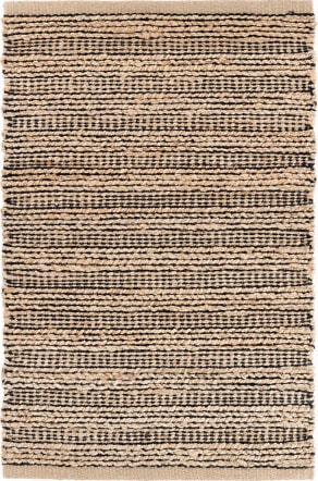 Simba Black Woven Jute Rug