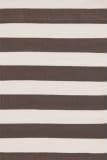 Dash And Albert Catamaran Stripe Brown/Ivory Area Rug