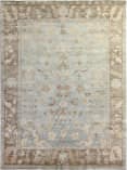 Exquisite Rugs Antique Weave Oushak Hand Knotted 3346 Gray - Light Brown Area Rug